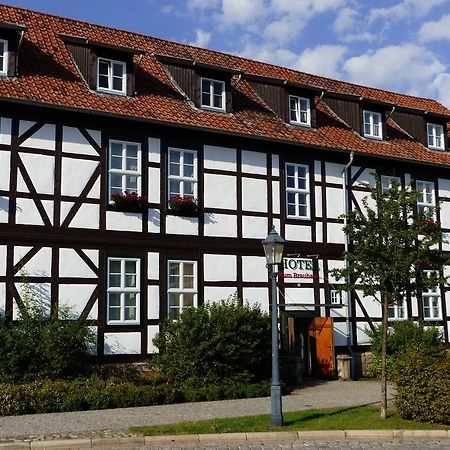 Hotel zum Brauhaus Quedlinburg Exterior foto
