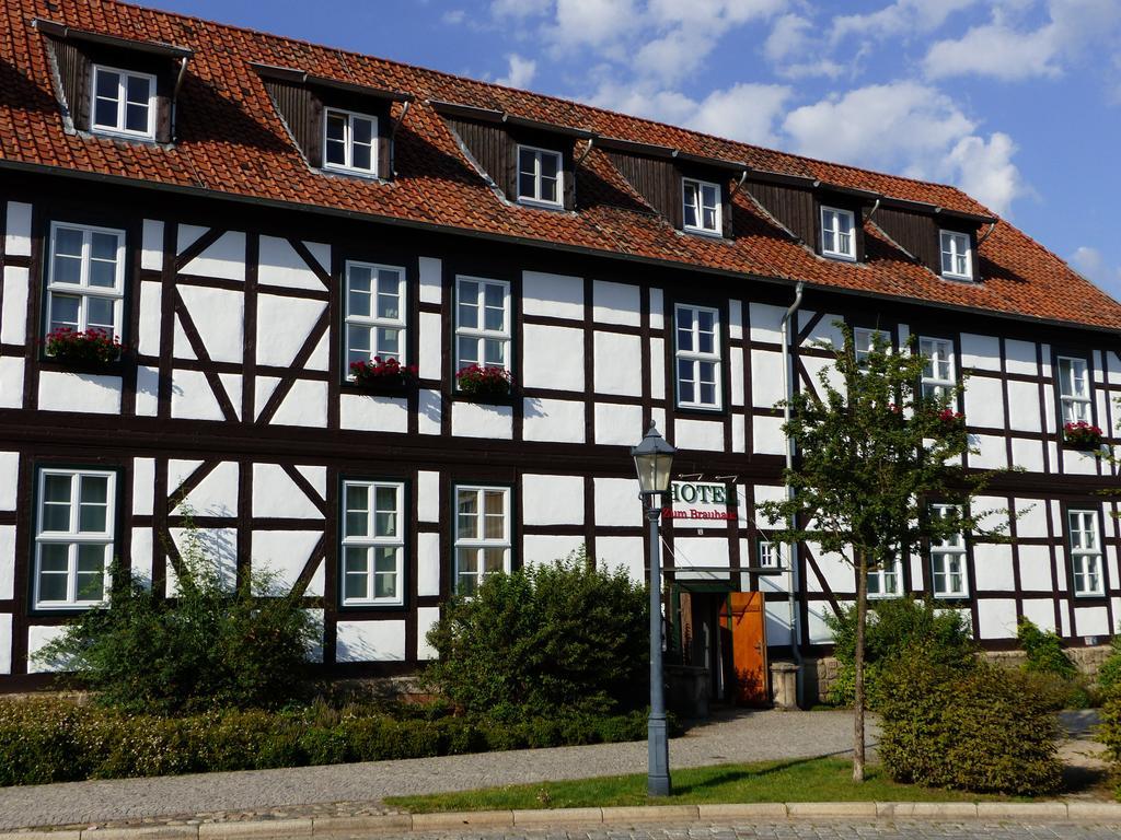 Hotel zum Brauhaus Quedlinburg Exterior foto