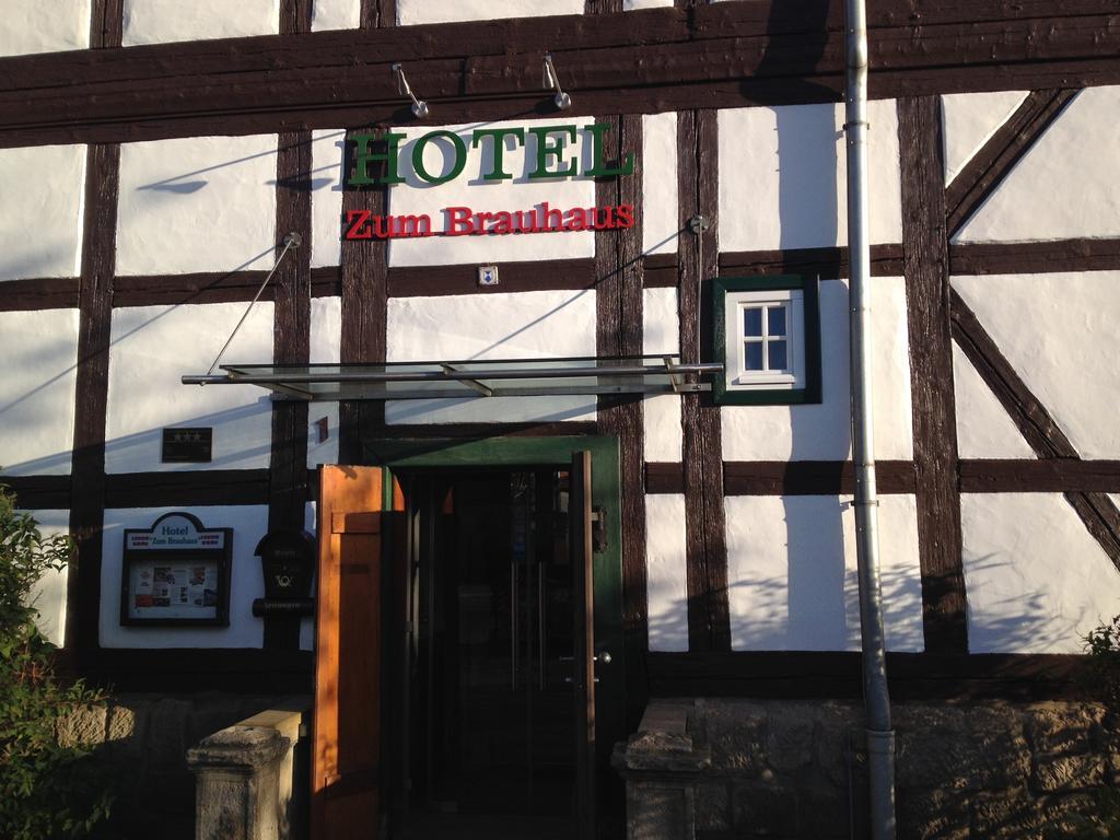 Hotel zum Brauhaus Quedlinburg Exterior foto