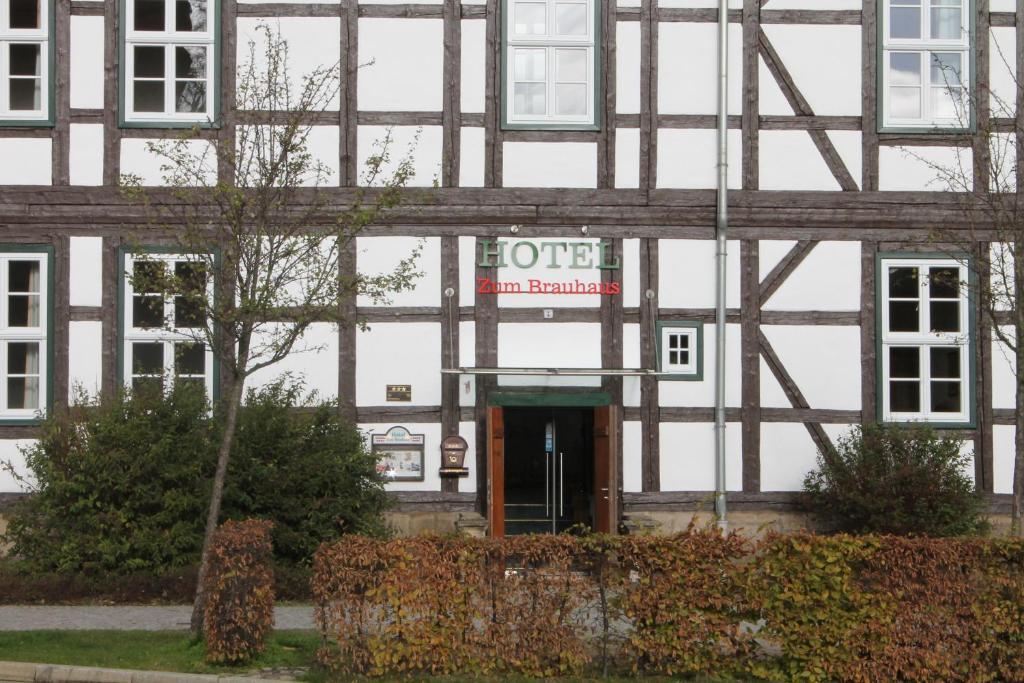 Hotel zum Brauhaus Quedlinburg Exterior foto