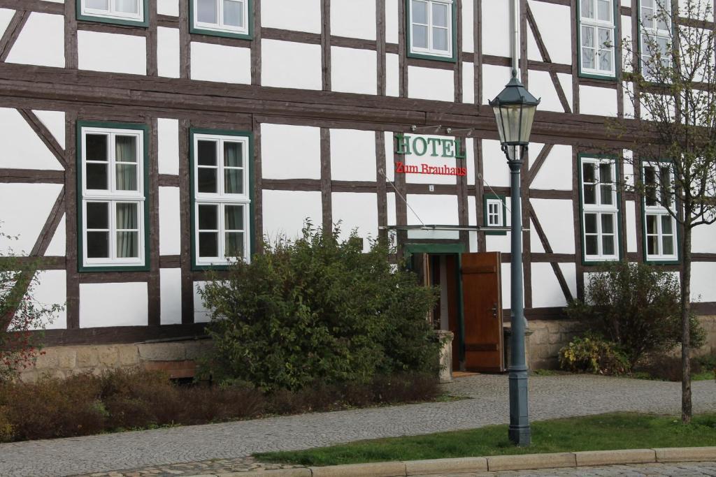 Hotel zum Brauhaus Quedlinburg Exterior foto