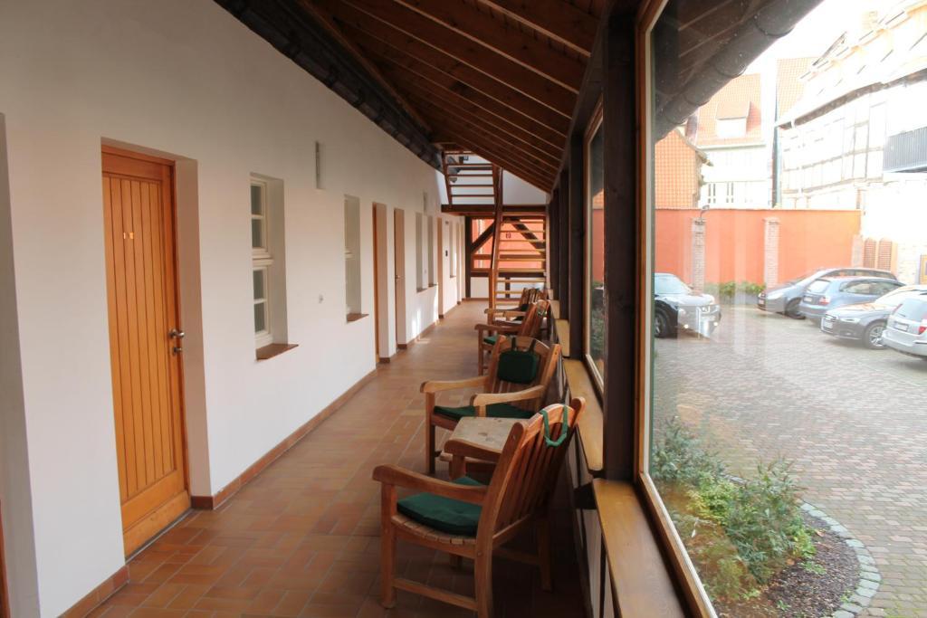 Hotel zum Brauhaus Quedlinburg Exterior foto