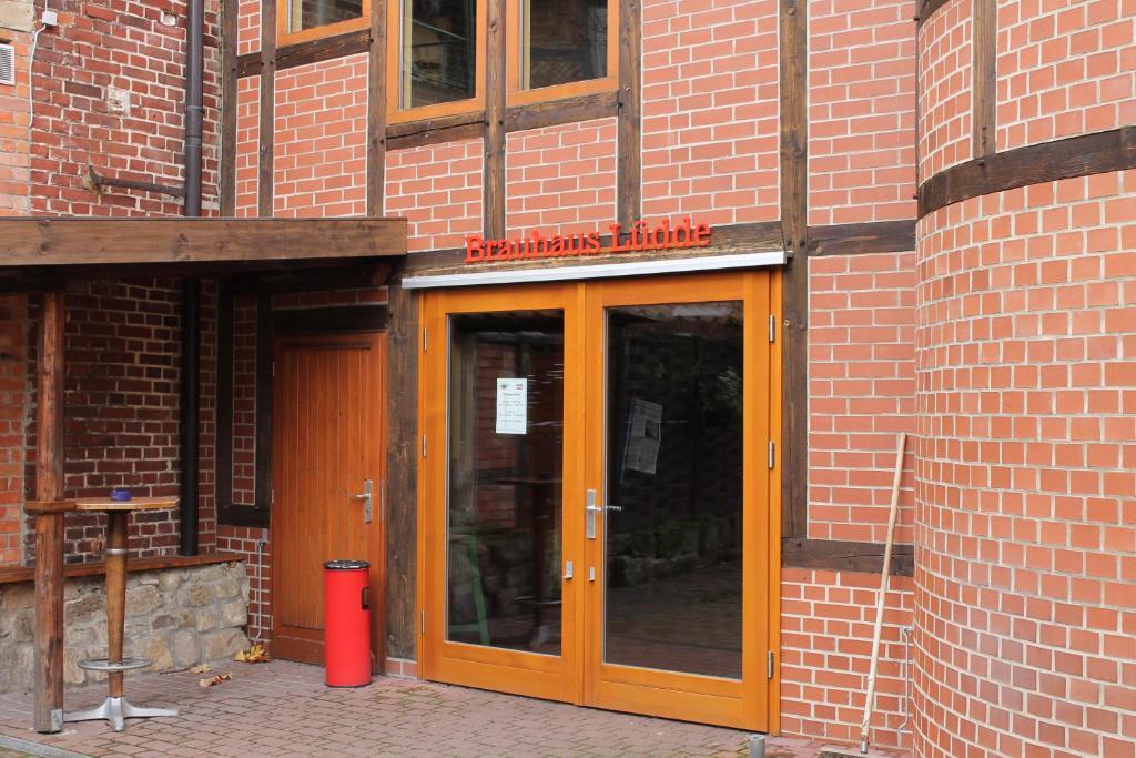 Hotel zum Brauhaus Quedlinburg Exterior foto