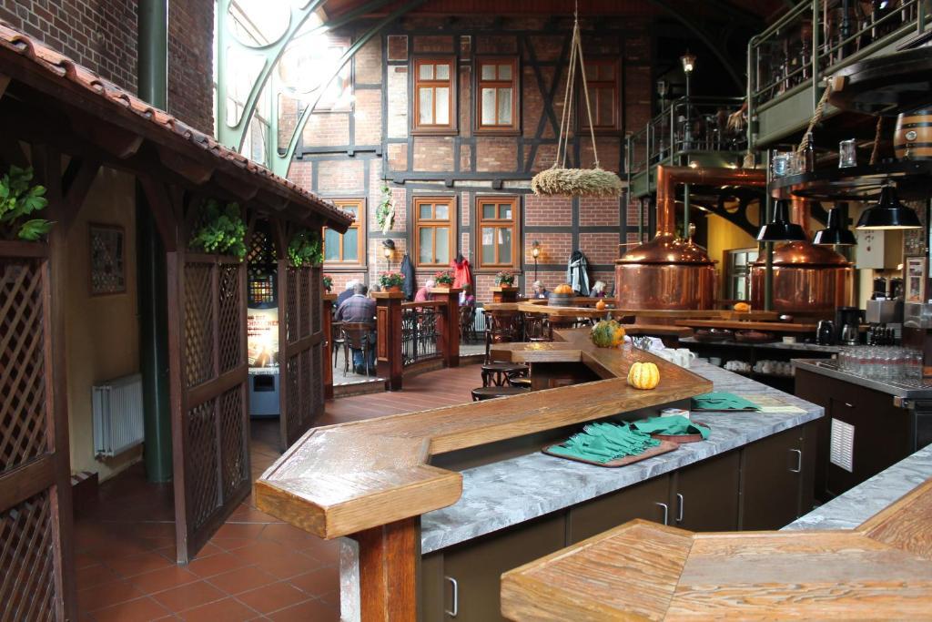 Hotel zum Brauhaus Quedlinburg Exterior foto