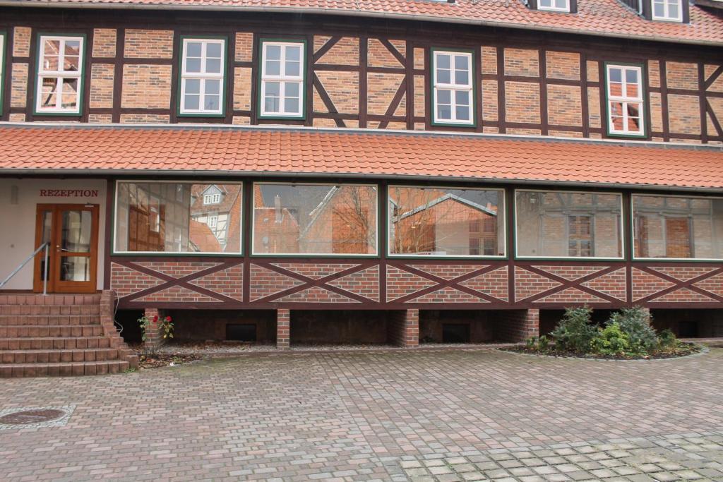 Hotel zum Brauhaus Quedlinburg Exterior foto
