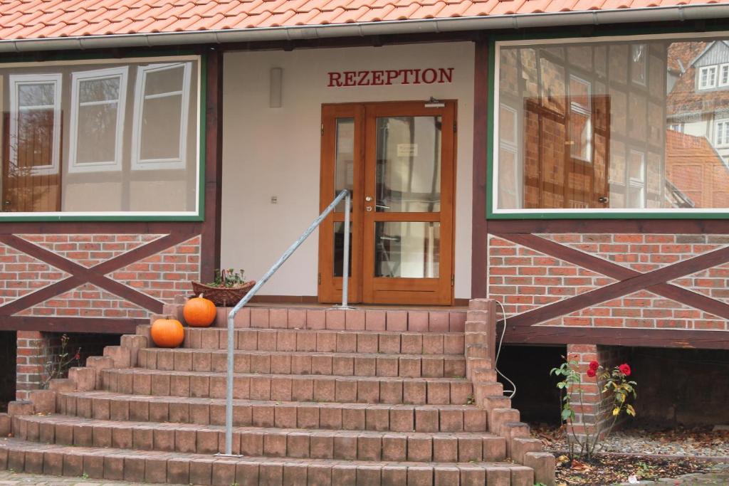 Hotel zum Brauhaus Quedlinburg Exterior foto