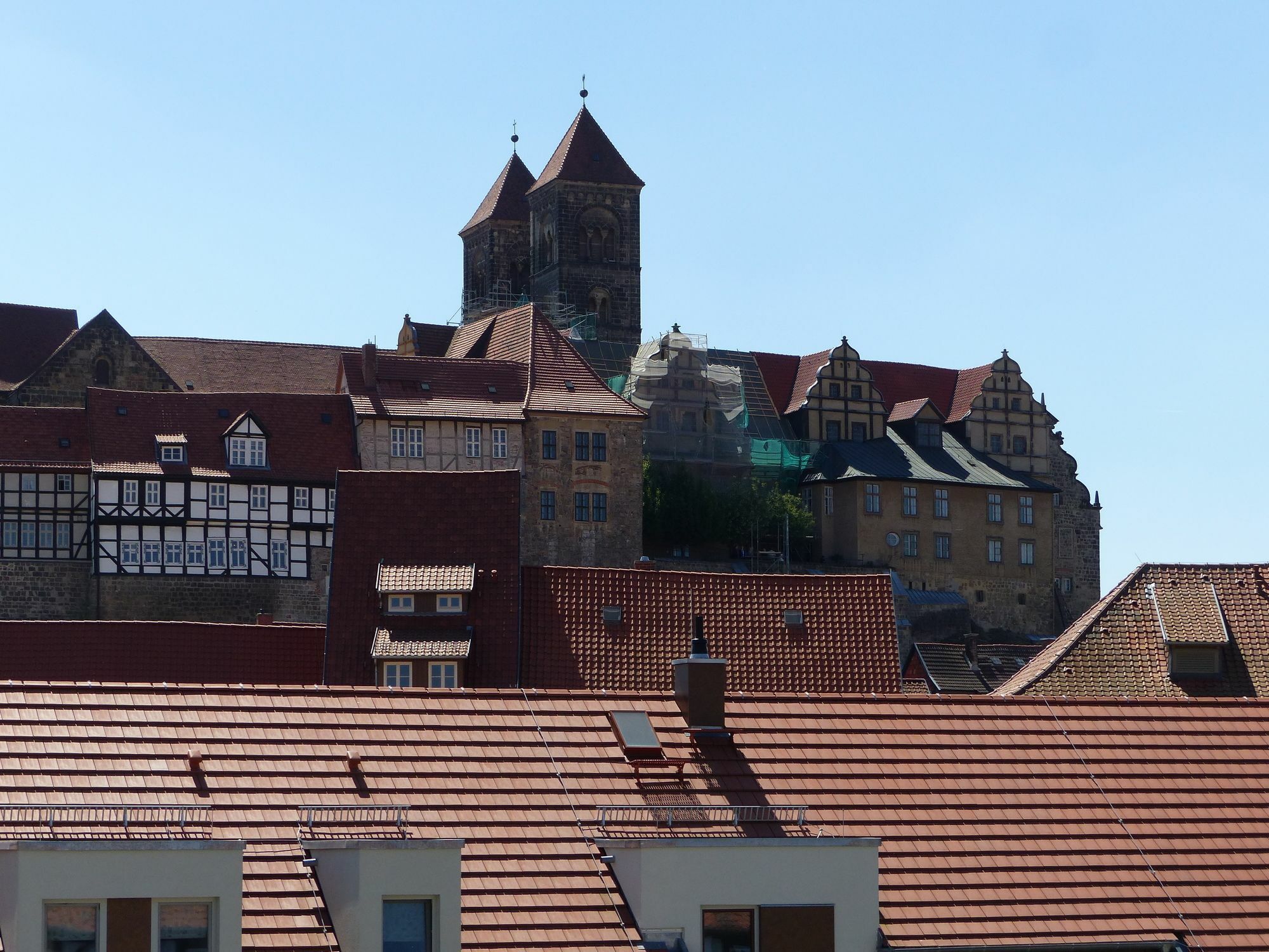 Hotel zum Brauhaus Quedlinburg Exterior foto
