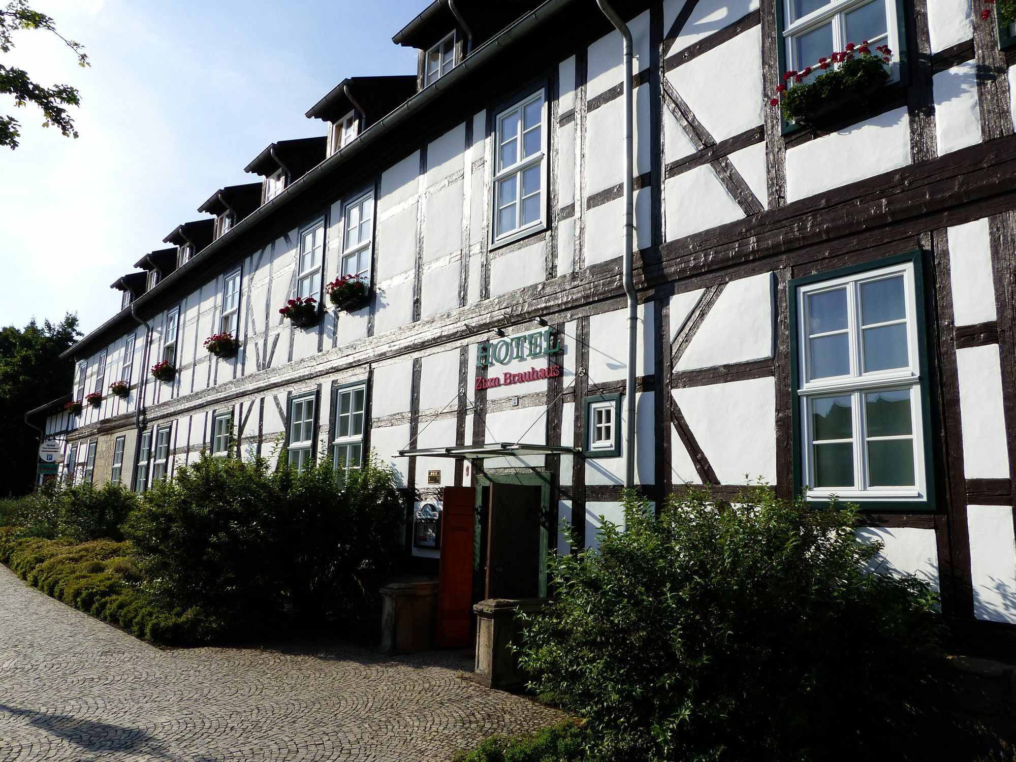 Hotel zum Brauhaus Quedlinburg Exterior foto