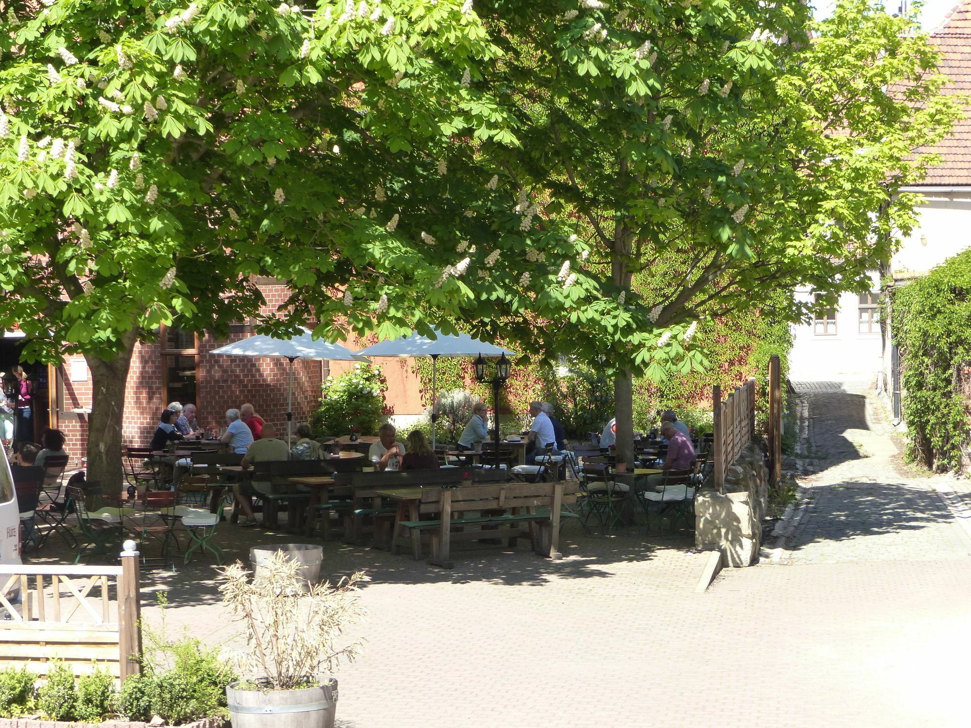 Hotel zum Brauhaus Quedlinburg Exterior foto